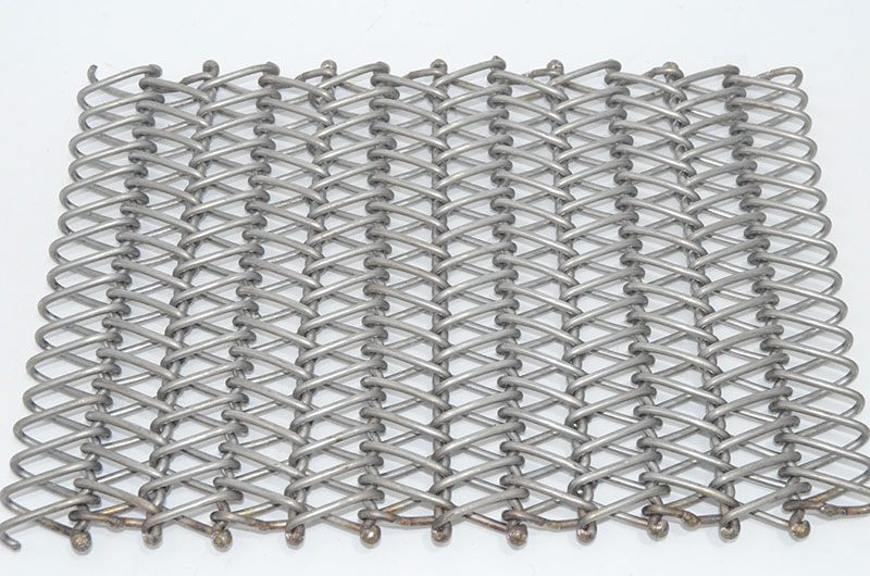 Reinforced Stainless Steel Conveyor Belt